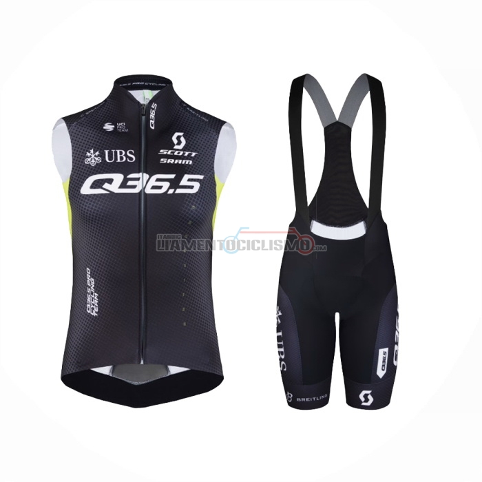 2024 Gilet Antivento Q36.5 Nero e Salopette