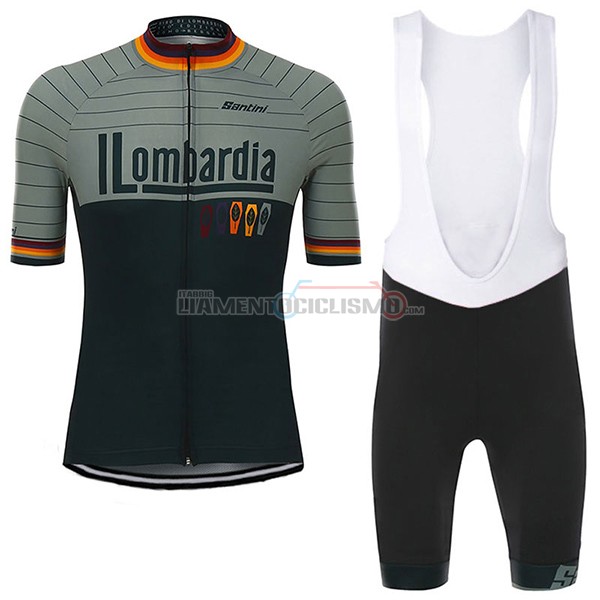 Abbigliamento Ciclismo Santini Lombardia 2017 verde